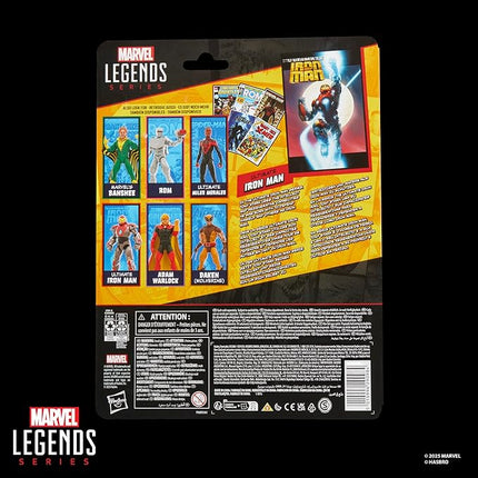 Marvel Legends Series Ultimate Iron Man, Comics-Inspired Collectible 6-Inch Scale Action Figure with Character-Sized Comic Accessory