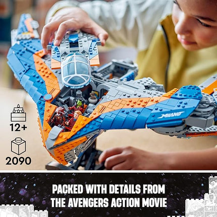 LEGO Marvel Guardians of The Galaxy: The Milano Buildable Starship Toy, Marvel Gift for Kids with 4 Super Hero Minifigures, Guardians of The Galaxy Toy for Boys and Girls Ages 12 and Up, 76286