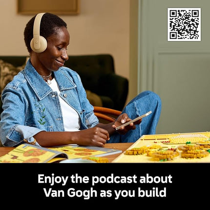 LEGO Art Vincent Van Gogh – Sunflowers Building Set for Adults - Home Decor Idea - Brick Built Painting - Gift for Birthdays - 31215