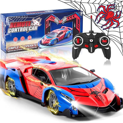 Sunhorse Toys for 3 Year Old Boys - Gifts for 3 4 5 6 7 8 12 Year Old Boys Birthday, Cars Toys - Remote Control Car with Lights & Controller, Hobby Racing/Race Vehicle for Kids Ages 4-8 5-7 Toddlers