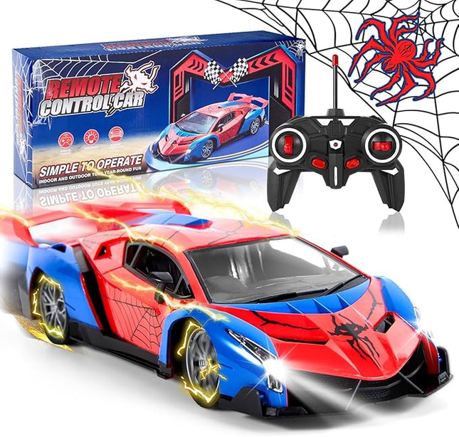 Sunhorse Toys for 3 Year Old Boys - Gifts for 3 4 5 6 7 8 12 Year Old Boys Birthday, Cars Toys - Remote Control Car with Lights & Controller, Hobby Racing/Race Vehicle for Kids Ages 4-8 5-7 Toddlers