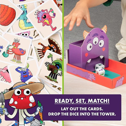 Exploding Kittens Monster Match – Matching Dice Game for Kids Ages 4+– 2-6 Players – Fun Family Game Night-Creative Kids Game