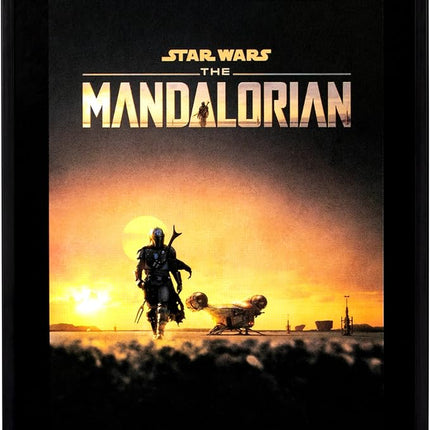 Fandrop SW03-Star Wars: The Mandalorian - The Mandalorian & Grogu, Combines an Epic Diorama, Artifacts & Scene Marker Creating A Display to Enhance Any Star Wars Collection, 4 to Collect