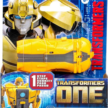 Transformers One Cog Changer Bumblebee (B-127) 4-Inch Robot Action Figure, Interactive Toys for Boys and Girls Ages 6 and Up
