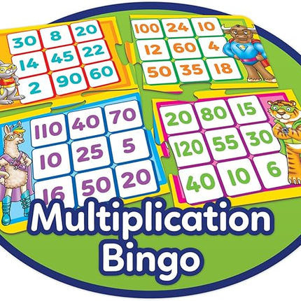 Orchard Toys Moose Games Times Tables Heroes. an exciting Multiplication Game, Superhero Play. for Ages 6-9 and for 2-4 Players