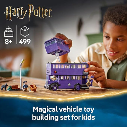 LEGO Harry Potter Knight Bus Adventure - Building Toy for Kids, Boys, and Girls, Ages 8+ - Iconic Bus from Harry Potter and The Prisoner of Azkaban - with 5 Minifigures - Birthday Gift Idea - 76446