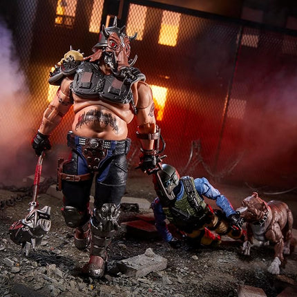 G.I. Joe Classified Series #135, Dreadnok Road Pig & Rawkus, Collectible 6 Inch Action Figure with Pet Dog Pit Bull Figure and 10 Accessories