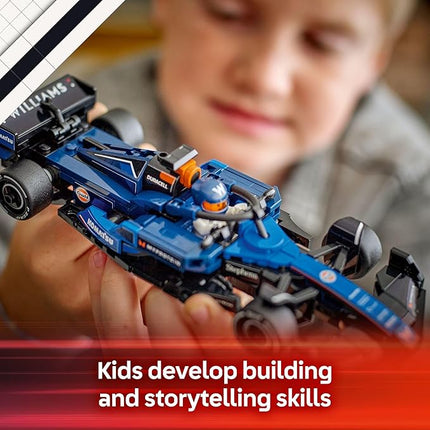 LEGO Speed Champions Williams Racing FW46 F1 Race Car Toy - Building Set for Kids, Boys & Girls, Ages 10+ - Toy Car for F1 Fans - Gift Idea for Birthday - 77249