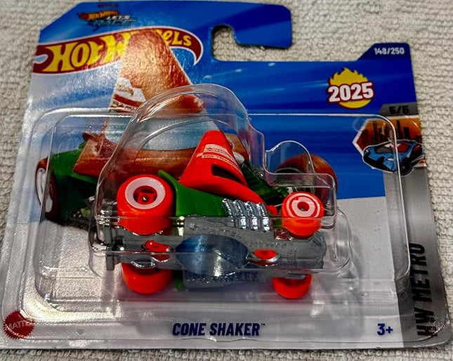 Hot Wheels Cone Shaker, HW Metro 5/5 [Green/Orange] 148/250