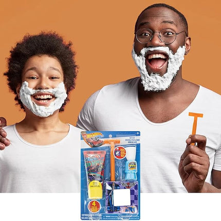 Hot Wheels My First Shaving Kit, Little Boy Pretend Shave Kit, Fake Toy Razor, Safe for Kids Ages 3+