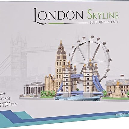 New Architecture London Skyline Building Set - Fun & Satisfying Model Kit with 3430pcs - Gift for Adults & Kids 14+ - Micro Mini Blocks