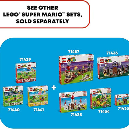 LEGO Super Mario Adventures with Interactive Peach Princess Toy, Super Mario Playset for Kids, Yellow Toad Figure, Nintendo Toy Gift for Girls, Boys and Any Gamers Ages 6 and Up, 71441