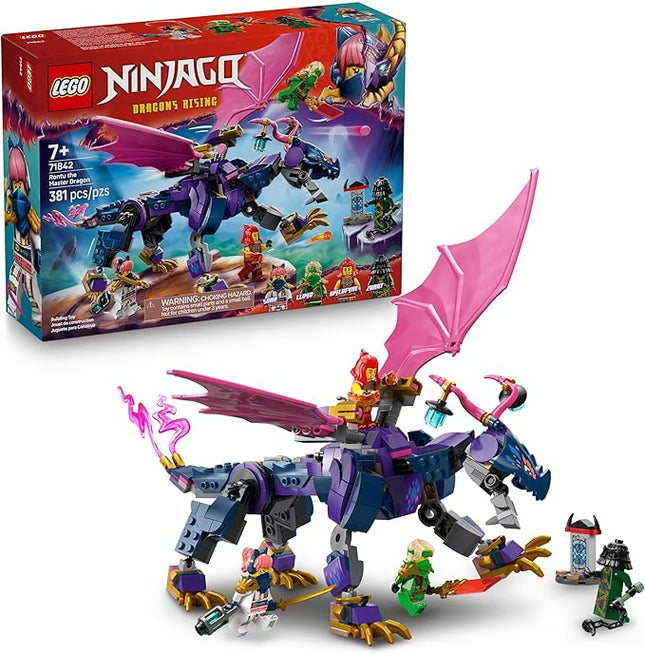 LEGO NINJAGO Rontu The Master Dragon Building Toy - Dragons Rising Model Building Kit for Boys & Girls, Ages 7+ - Kids Toy W/ 4 Ninja Minifigures & Dragon Figurine - Gift Idea for Birthdays - 71842