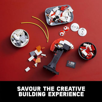 LEGO Star Wars Luke Skywalker Red 5 Helmet for Adults 75327, Buildable Display Model, Collectible Decor for Home or Office, Great Birthday for Husband, Wife, and Any Star Wars Fans