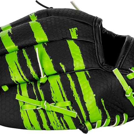 NERF Proshot Kids Teeball Glove + Ball Set - Youth Baseball Glove + Foam Ball - Boys + Girls Teeball Mitt Set - Adjustable Fit for Kids - Right Hand Throw - 8.5"