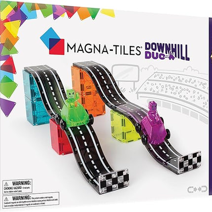 MAGNA-TILES Downhill Duo 40-Piece Magnetic Construction Set, The Original Magnetic Building Brand