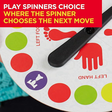 Hasbro Gaming Twister Ultimate: Bigger Mat, More Colored Spots, Family, Kids Party Game Age 6+; Compatible with Alexa (Amazon Exclusive)