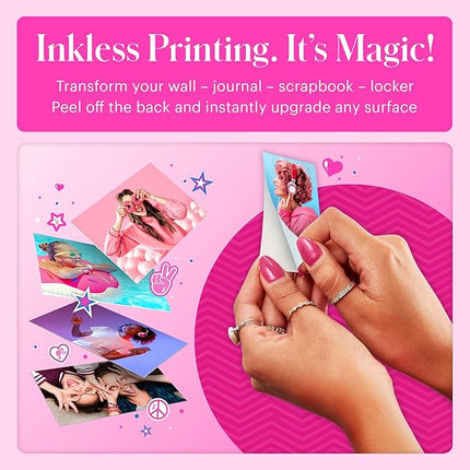 KODAK x Barbie Instant Smartphone Barbie Photo Printer - Portable, Color, Wireless - Zink 2x3” Sticky-Back Photos - Print from iOS & Android Devices with Fun Editing App - Iconic Style