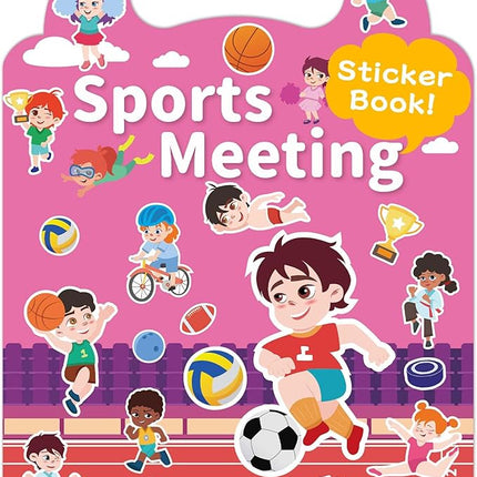 Benresive Reusable Sticker Book for Toddlers 2-4 Years, Fun Travel Stickers for Kids, Waterproof Sticker Books for Toddlers 1-3, Crafts Activities for Todddlers 1-3 2-4 3-5 - Sports