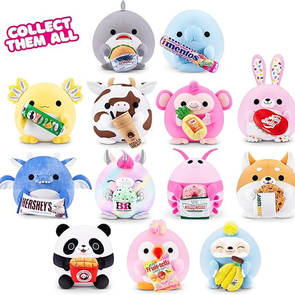 Snackles Series 2 16-inch by ZURU Cuddly Squishy Comfort 16-inch Plush with Licensed Snack Brand Accessory (Monkey&Dole Pinapple)