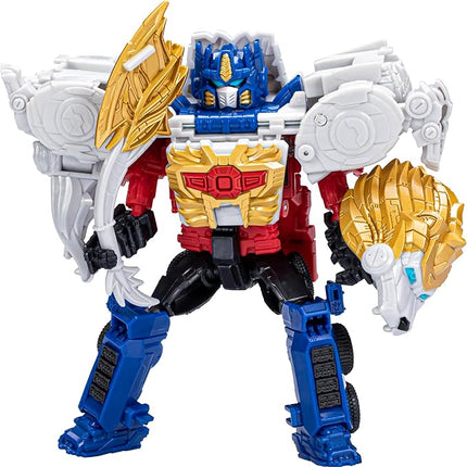 Transformers: Rise of The Beasts Movie, Beast Alliance, Beast Combiners 2-Pack Optimus Prime & Lionblade Toys, Ages 6 and Up, 5-inch