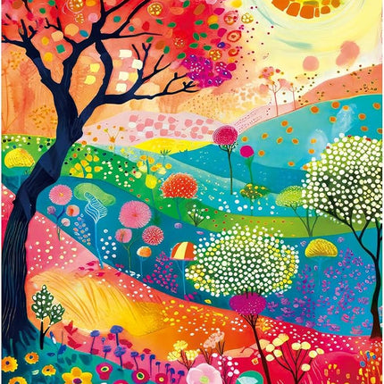 Fall Autumn Colors Jigsaw Puzzles, Puzzles for Adults 1000 Pieces, Crimson Canopy Hard Difficult Challenging Puzzle, Home Decoration Puzzle, Interlock Perfectly No Dust