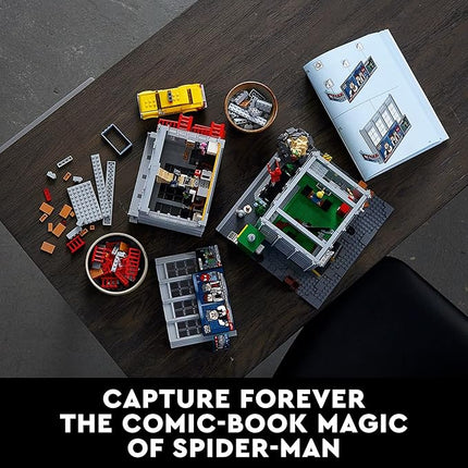 LEGO Marvel Spider-Man Daily Bugle Building Sets for Adults - Display as Office or Bookshelf Decor - Gifts for Men & Women Fans - 25 Minifigures - 76178