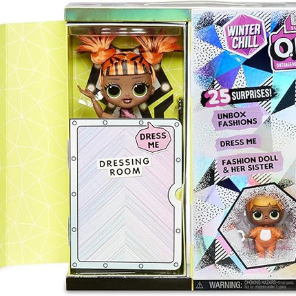 L.O.L. Surprise! O.M.G. Winter Chill Missy Meow Fashion Doll & Baby Cat Doll with 25 Surprises