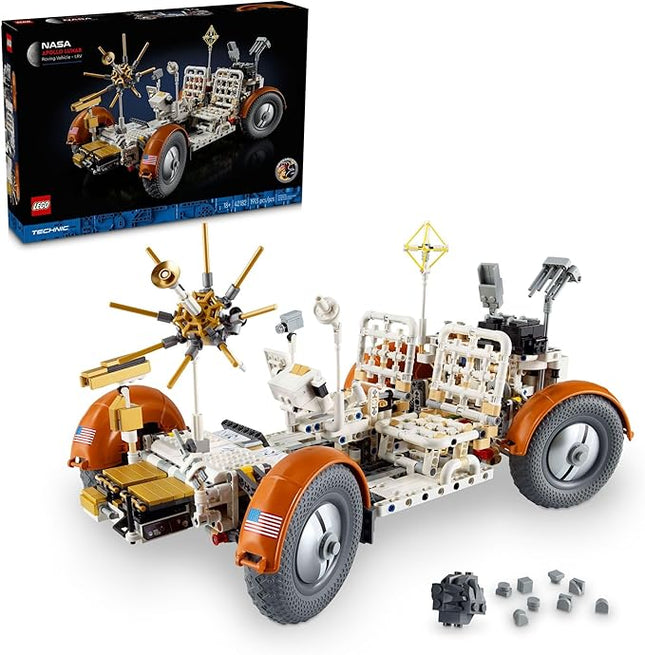 LEGO Technic NASA Apollo Lunar Roving Vehicle LRV Building Set - Collectible Set for Adults, Ages 18+ - Model Kit of Space Rover W/Authentic Details - Gift for Men & Women - 42182