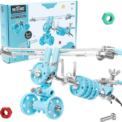 The Off Bits AirBit – Build Your Own Airplane! STEM Building Kit for Creative Kids 8-12 & Curious Adults, Fun Educational Gift for Boys & Girls