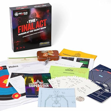 Hunt A Killer: The Final Act: Murder at The Talent Show, an Immersive True Crime Experience, for Fans of Criminal Minds, A Mystery Party Game for Adults Ideas