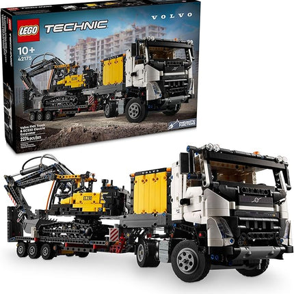 LEGO Technic Volvo FMX Truck & EC230 Electric Excavator Building Toy, Volvo Truck Toy with 2 Model Vehicles, Great Gift for Boys and Girls Ages 10 and Up Who Love Heavy Duty Construction Models, 42175