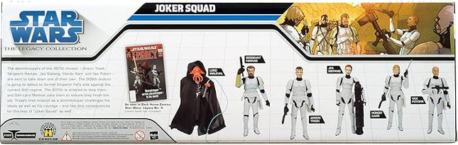 Star Wars 2009 Exclusive Joker Squad Set of 6 Action Figures (Includes First Ever Female Stormtrooper!)