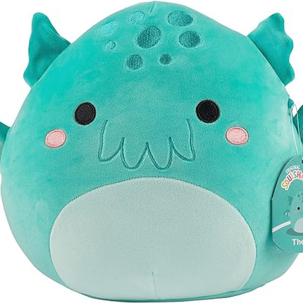 Squishmallows 10-Inch Theotto The Cthulhu Plush Toy - Official Jazwares - Soft Stuffed Lovable Monster for Kids & Collectors, Squishy Hugging Pillow, Cute Mythical Creature Plush