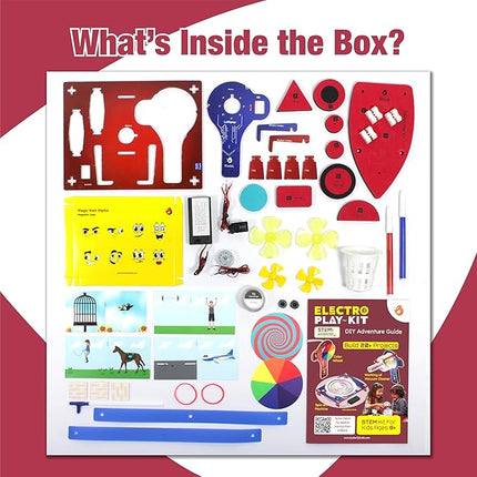 Butterfly EduFields STEM Kit for Kids Ages 8-10-13 | Build 20+ Motor Machines & DIY Engineering Projects | Educational Science Kit for Boys & Girls | Fun STEM Toys for Ages 8-10 | Robotics Learning