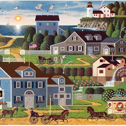 Buffalo Games - Charles Wysocki -Sunset Bay - 1000 Piece Jigsaw Puzzle for Adults -Challenging Puzzle Perfect for Game Nights - Finished Size is 26.75 x 19.75