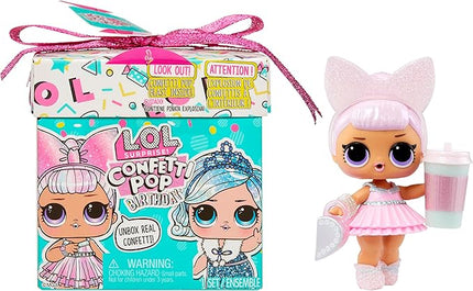 L.O.L. Surprise! Confetti Pop Birthday Doll with 8 Surprises - Great Gift for Girls Age 4+