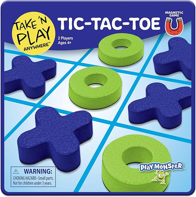 Take N Play, Anywhere Tic-Tac-Toe Board Games for Kids- Board Games for Family Night, Family Games, Game Night, Family Board Games, Kids Toys, Travel Games, Preschool Toys, Multi-Player Game, Ages 4+