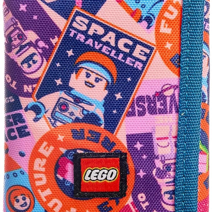 LEGO Trifold Wallet, Kids Unisex Wallet for Boys and Girls, with Clear ID Window, Card and Cash Pockets and Secure Hook and Loop Closure, Space Explorer