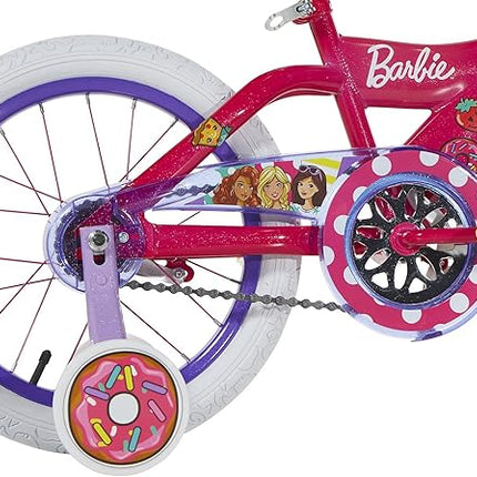 Dynacraft Barbie 12-18 Inch Girls BMX Bike for Age 3-9 Years - Fun and Stylish Design, Sturdy and Durable, Perfect for Kids Learning to Ride, Easy to Assemble, Ideal for Young Riders
