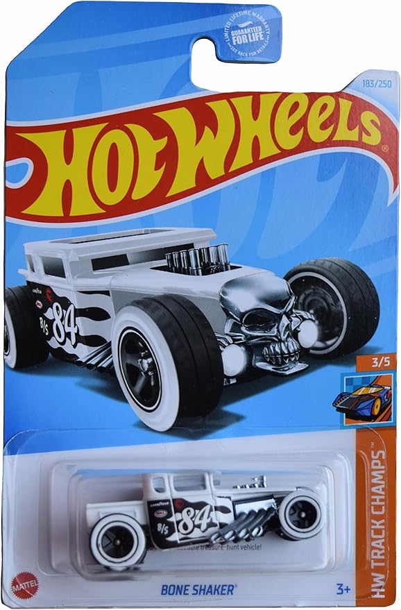 Hot Wheels Bone Shaker, HW Track Champs 3/5 [White] 183/250