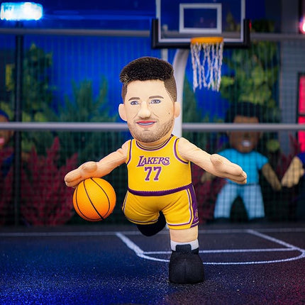 Bleacher Creatures Los Angeles Lakers Luka Doncic 10" Plush Figure – NBA Player Plush for Play or Display