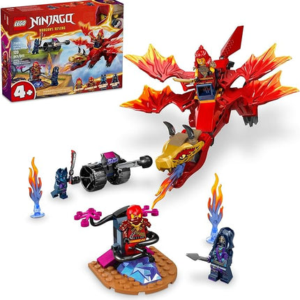 LEGO NINJAGO Kai’s Source Dragon Battle Adventure Playset with Buildable Model and 4 Posable Ninja Action Figures, Toddler Ninja Toy, Ninja Gift Idea for Kids, Boys and Girls Ages 4 and Up, 71815