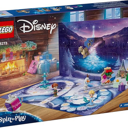 LEGO Disney Frozen Advent Calendar 2025 Kids Toy - Holiday Countdown Playset for Boys & Girls, Ages 5+ - Ana & Elsa Minidolls & Buildable Surprises - Disney Princess Gift for Christmas - 43273
