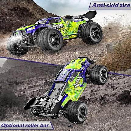 1/18 Scale RC Cars for Adults,Max 36km/h Electric Off-Road RC Truck,Waterproof Electric High Speed RC Car 4X4 Remote Control Car,All Terrain RC Vehicle for Snow,Sand, Beach&Rocky Surfaces