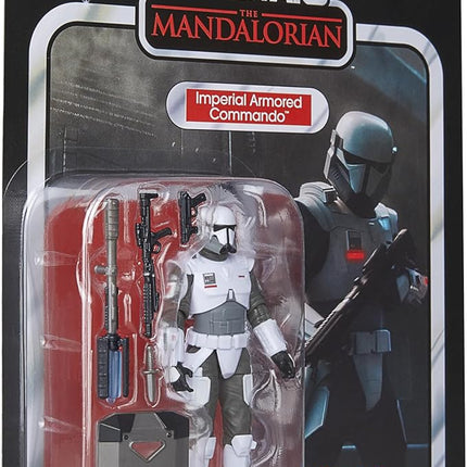 STAR WARS The Vintage Collection Imperial Armored Commando, Deluxe The Mandalorian 3.75 Inch Collectible Action Figure