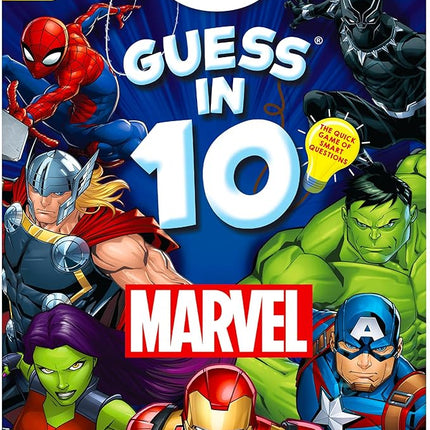 Skillmatics Guess in 10 Marvel, Card Games, Stocking Stuffers for Boys, Girls, Kids, Teens, Adults Who Love Avengers, Spiderman, Iron Man, Travel Toys, for Ages 8, 9, 10 and Up