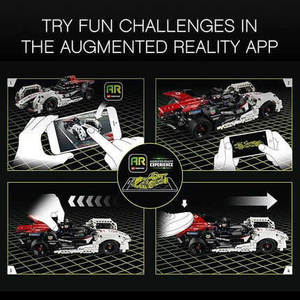 LEGO Technic Formula E Porsche 99X Electric Car Model Building Set, Pull-Back Toy Race Car Champion Winner, Comes with an Immersive AR App, Gift for Kids Ages 9 and Up & Adults Racing Fans, 42137