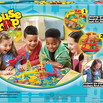 Hasbro Gaming Mouse Trap Board Game for Kids Ages 6 and Up,Classic Kids Game