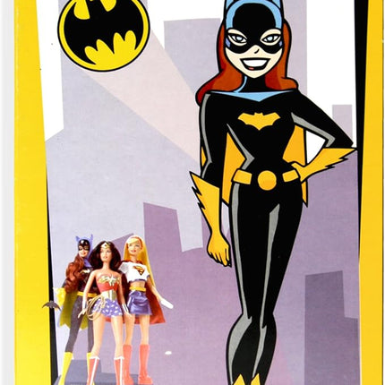 Barbie as Batgirl: 11.5" Collectible Doll with Stand and Character Logo from DC Comics Super Friends